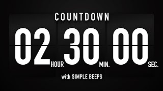 2.5 Hours Countdown Timer Flip Clock ✔️