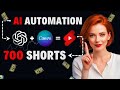 I Made 700 Monetizable Faceless YouTube Shorts in 18 MINUTES using AI Automation! Step by Step Guide