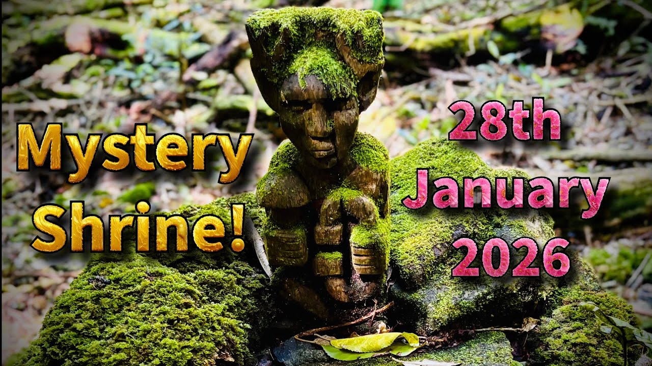 Mystery shrine and bottles