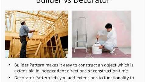 design pattern Builder vs Decorator   Tamil tutorial