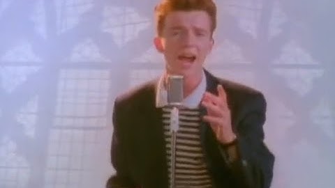 Rick Roll But Every Time He Says Never It Speeds Up