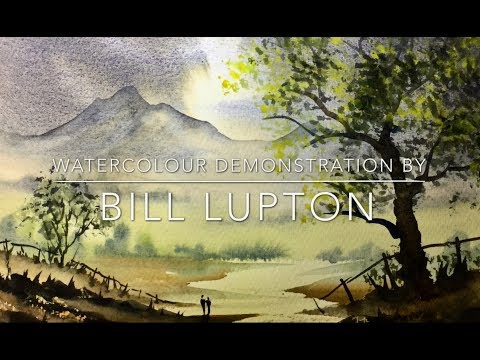 Watercolour Painting With Bill Lupton - Mountain View