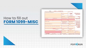 How to Fill Out a Form 1099-Miscellaneous Online | PDFRun