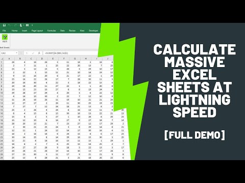 Use This Add-In to Calculate Massive Excel Sheets at Lightning Speed