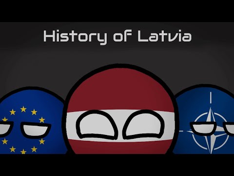 Видео: [Countryballs] - Modern history of Latvia. (Trailer) by. Finskiy prod.