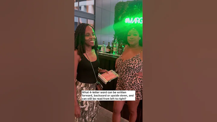 What 4-letter word can be written forward, backward or upside down, and can still be read from LtoR?