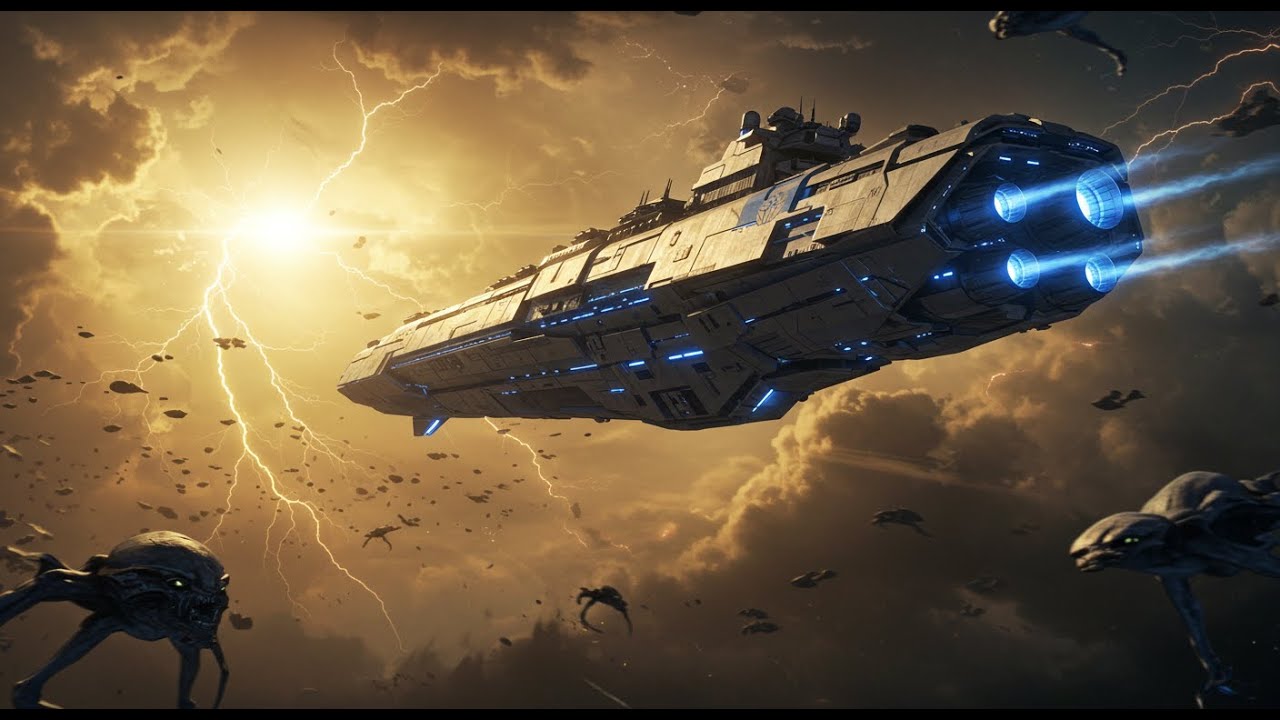 Galactic Onlookers Shocked as a Human Warship Enters the Unknown Battlefield | HFY Sci-Fi Story