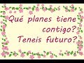 ✨💖✨QUÉ PLANES TIENE CONTIGO❓, HABRÁ FUTURO❓ TAROT INTERACTIVO GRATIS