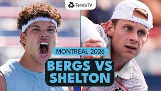 Ben Shelton vs Zizou Bergs Match Highlights 💥 | Montreal 2026