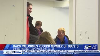 KARM welcomes record number of guests during freezing temps
