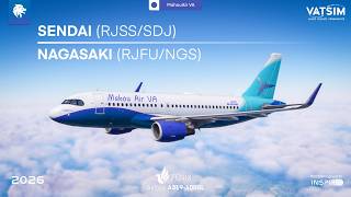 🔴 Microsoft Flight Simulator: City Hopping in Japan - Sendai to Nagasaki | VATSIM Livestream 🔴
