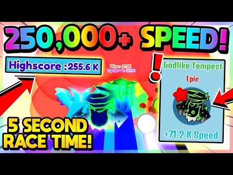 🏃‍♂️99,999 SPEED!! BUYING BEST *MYTHIC* PETS IN THE GAME!! - Race Clicker  (Roblox) 