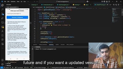 I Built an AI-Powered Event Management Agent App! 🤖🔥 AI Agent with React Native Expo