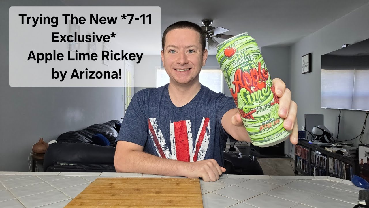 Trying The New *7-11* Exclusive Apple Lime Rickey by Arizona : Is this ...