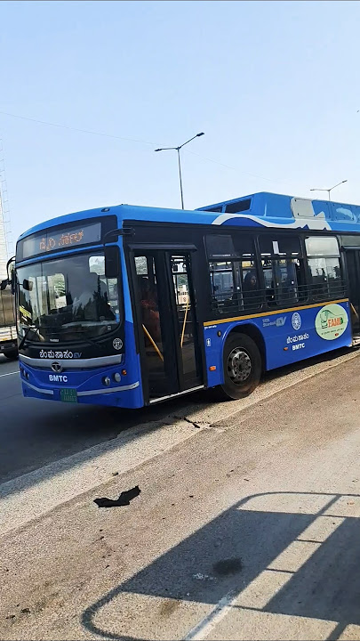 Brand new BMTC bus 🚌 electric with kunithalo kunithala song #bmtc #bus #bangalore