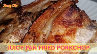 Juicy Pan Fried PORK CHOP Recipe |How to Marinade Pork Chop quick \& easy| Simple yet Juicy Pork ChoP