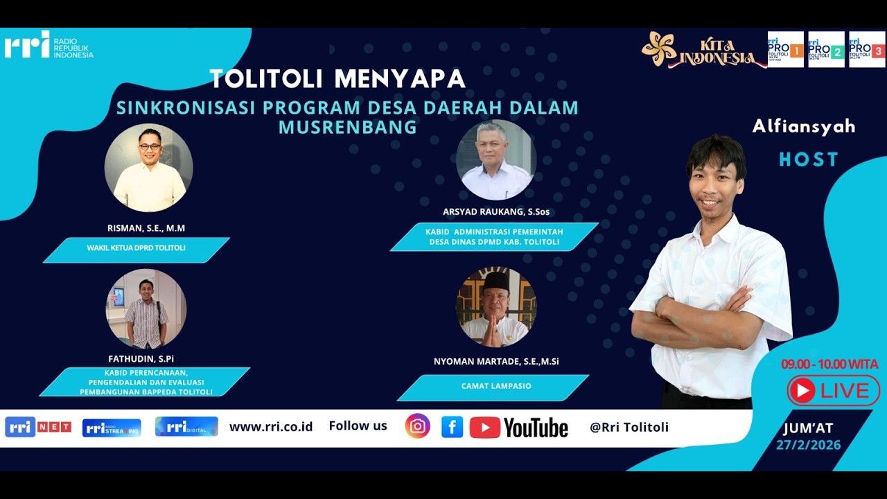 SINKRONISASI PROGRAM DESA DAERAH DALAM MUSRENBANG