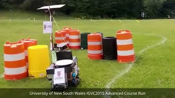 IGVC 2015 UNSW Advanced Course Chase - Speed Record