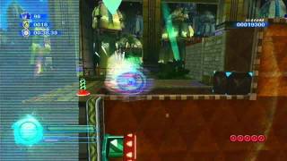 Sonic Colors (Wii) Tropical Resort act 2 (Sonic) Speed run (0:53:33)