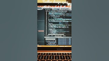 Flutter Twitter design using GitHub copilot #copilot #flutter #github #part6 #ai #twitter