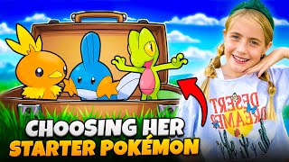 8-Year-Old Chooses Her Starter Pokémon in an Amazing Romhack