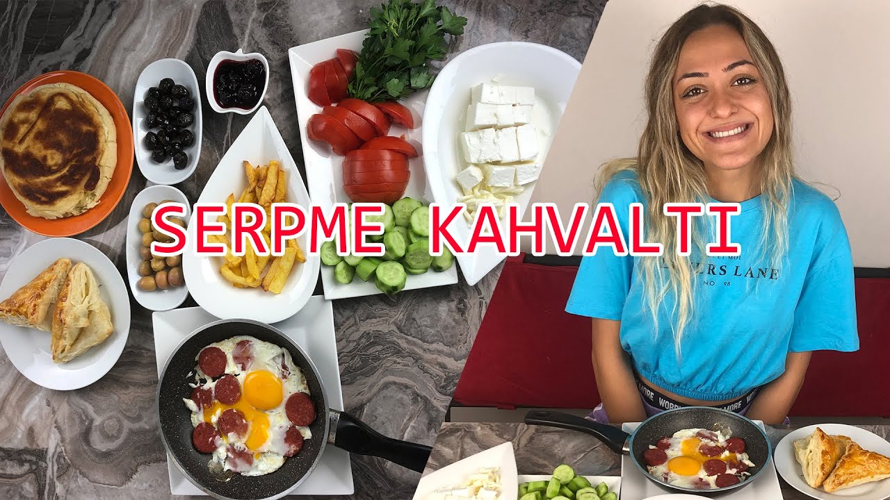 5 KİŞİLİK TÜRK USULÜ SERPME KAHVALTI SOFRASI KURDUM!-Kahvaltının Mutlulukla Bir İlgisi Olmalı🍳