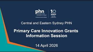 Primary Care Innovation Grants - General Practice and Allied Health - 14 April 2026