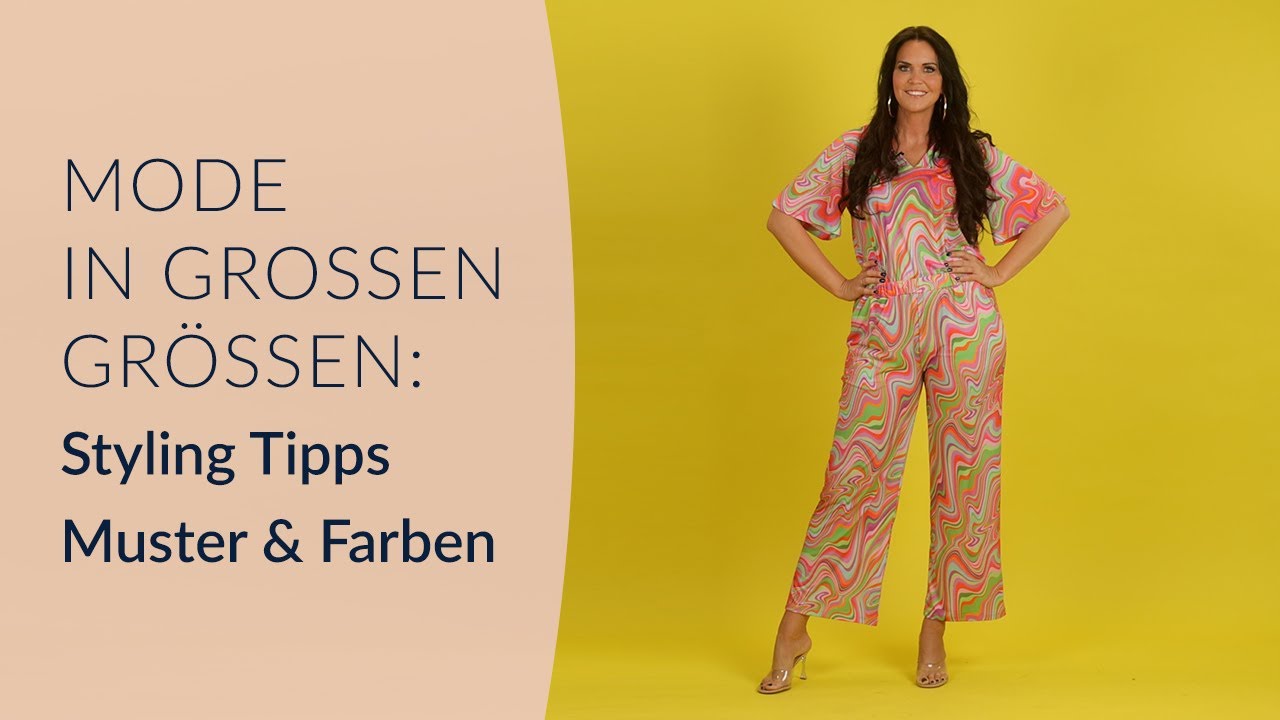 Mode in großen Größen: Styling Tipps von CurvyMe Creatorin Martina Reuter Muster & Farben