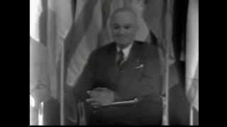 September 4, 1951, president harry s. truman's opening speech before a
conference in san francisco is broadcast across the nation, marking
first time t...