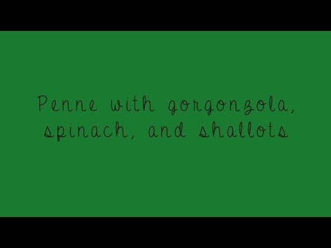 penne-with-gorgonzola,-spinach,-and-shallots---14-ww+-points