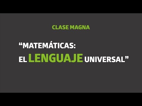 Matemáticas: el lenguaje