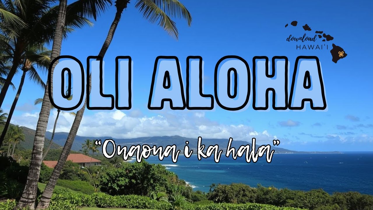 Onaona i ka Hala Oli Aloha Hawaiian Chant YouTube