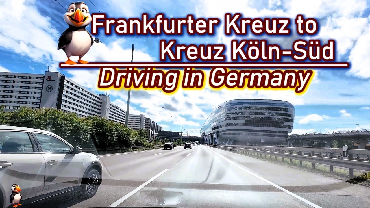 Frankfurter Kreuz to Kreuz Köln-Süd, POV German Autobahn drive