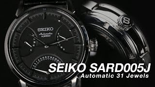 Seiko Presage SARD005J Automatic 31 Jewels Retrograde Crocodile Leather  (JDM) - YouTube