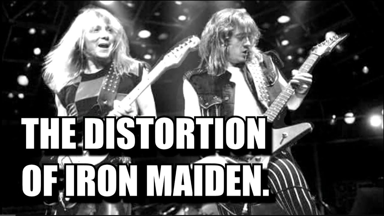 The DISTORTION of Iron Maiden Piece of Mind, The Trooper era. YouTube