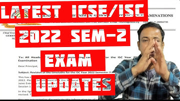 CISCE Updating ICSE/ISC 2022 Sem-2 Datesheets Again, New Modes for ICSE/ISC 2022 Sem-2 Exams COMING