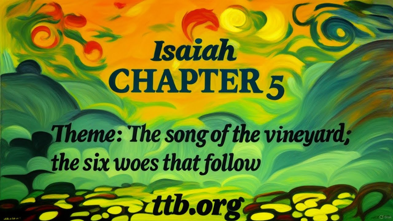 Isaiah Chapter 5 (Bible Study) - YouTube
