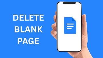 How To Delete Blank Page On Google Docs (2025)