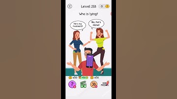 Braindom Level 233 Solution | Who is lying? He