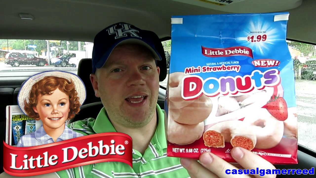 Reed Reviews Little Debbie Mini Strawberry Donuts