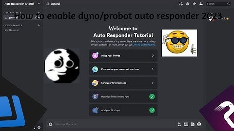 (2023) How to setup dyno/probot auto responder in YOUR discord server!