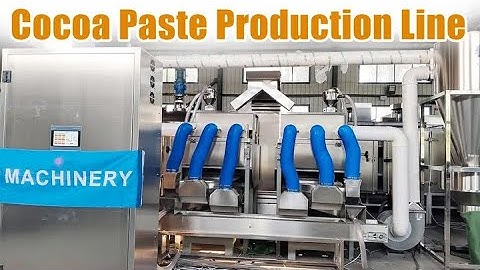 Fully Automatic Cocoa Paste Production Line | Cocoa Processing Equipment