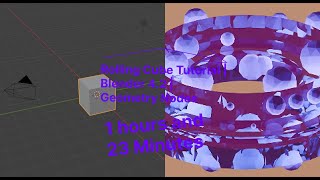 Rolling Cube Tutorial | Blender 4.2 | Geometry Nodes