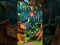 Secret Jungle Friends! 🦁🐵 | Cute Kids Story #shorts #kids #animation