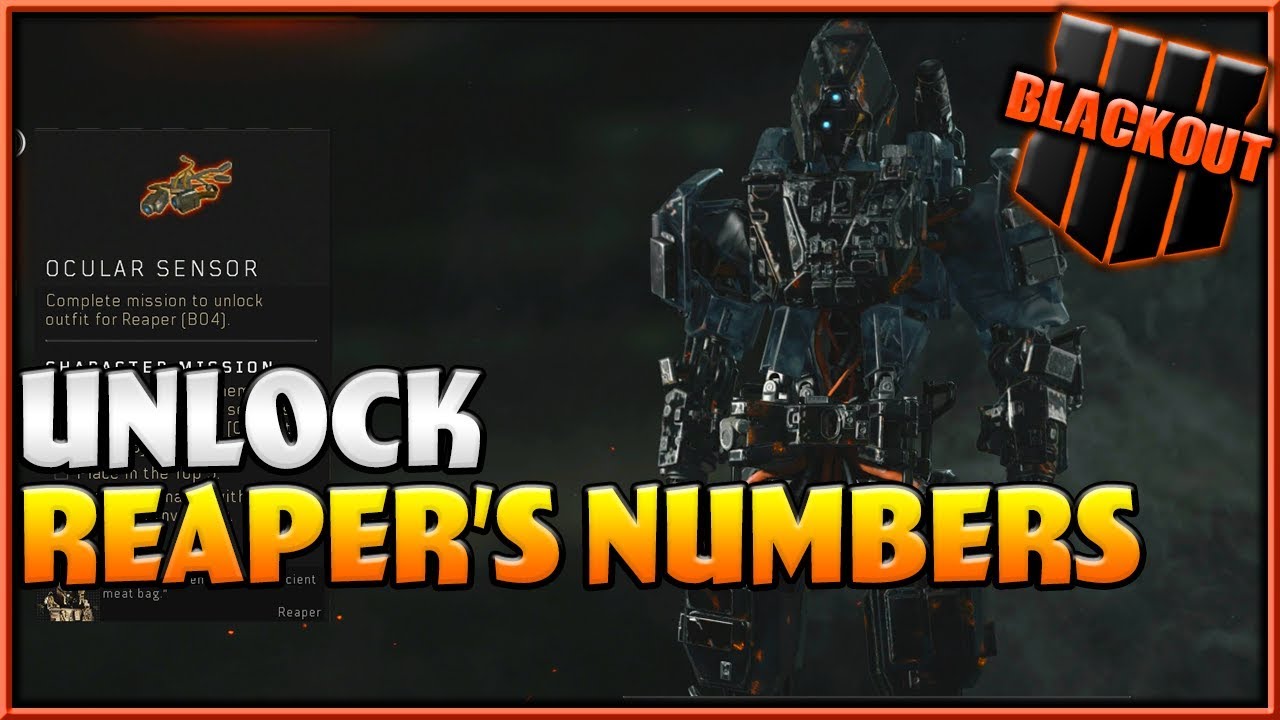 Reaper's Character Mission Unlocked! (Ocular Sensor Location) | Blackout
