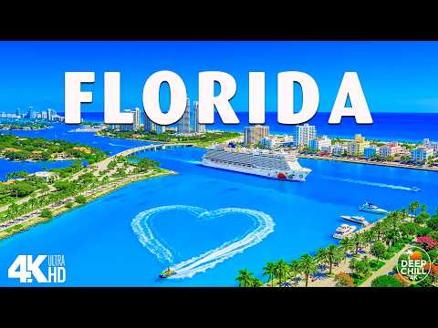 [4K] Florida, USA | Miami Beaches, Ocean Drive & Stunning Art Deco Landmarks