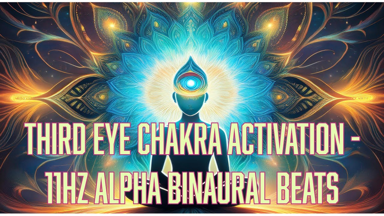 Third Eye Chakra Activation - 11Hz Alpha Binaural Beats - YouTube