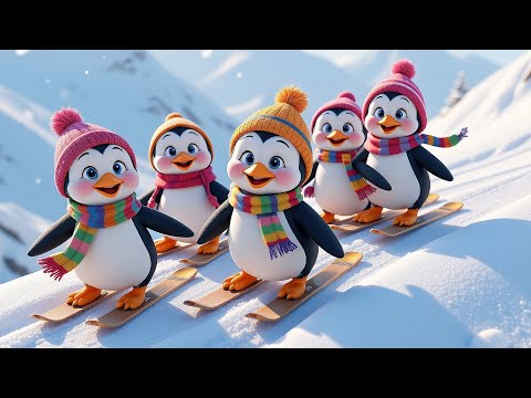 5 Little Penguins : <strong>Learn</strong> Numbers Song + More Nursery Rhymes &amp;<strong>amp</strong>; Kids Songs   - Little Harmony리틀하모니