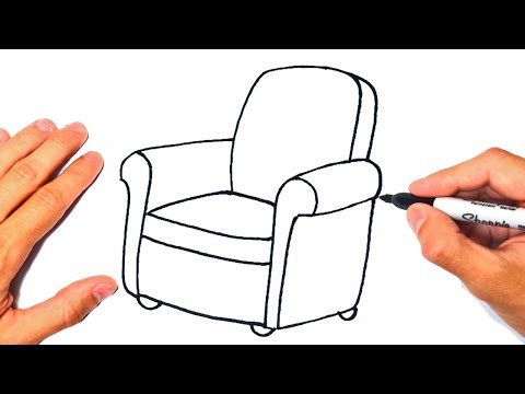Como dibujar un SOFÁ o SILLÓN