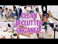 CLEAN &amp; DECLUTTER &amp; ORGANIZE WITH ME! CLEANING MOTIVATION! CLEAN WITH ME!